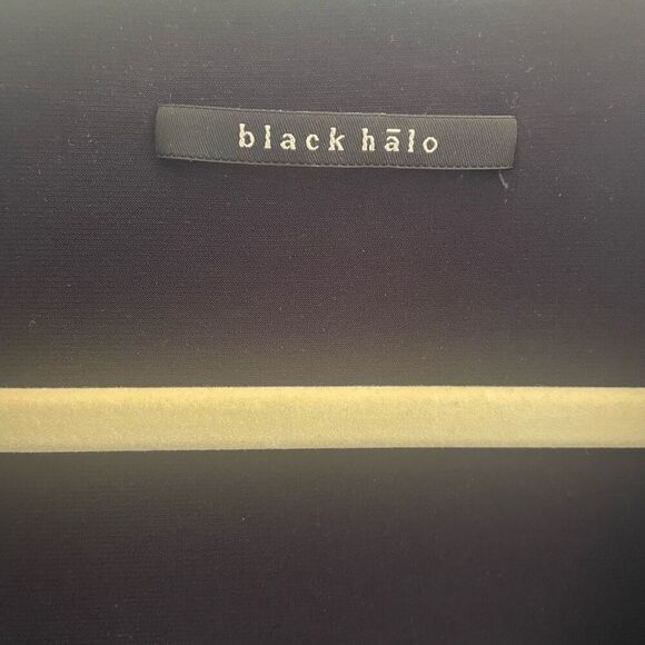 Black Halo Navy Blue Short Mini Bodycon Dress Women’s Size XS 0 2 Wedding Guest - Picture 2 of 4